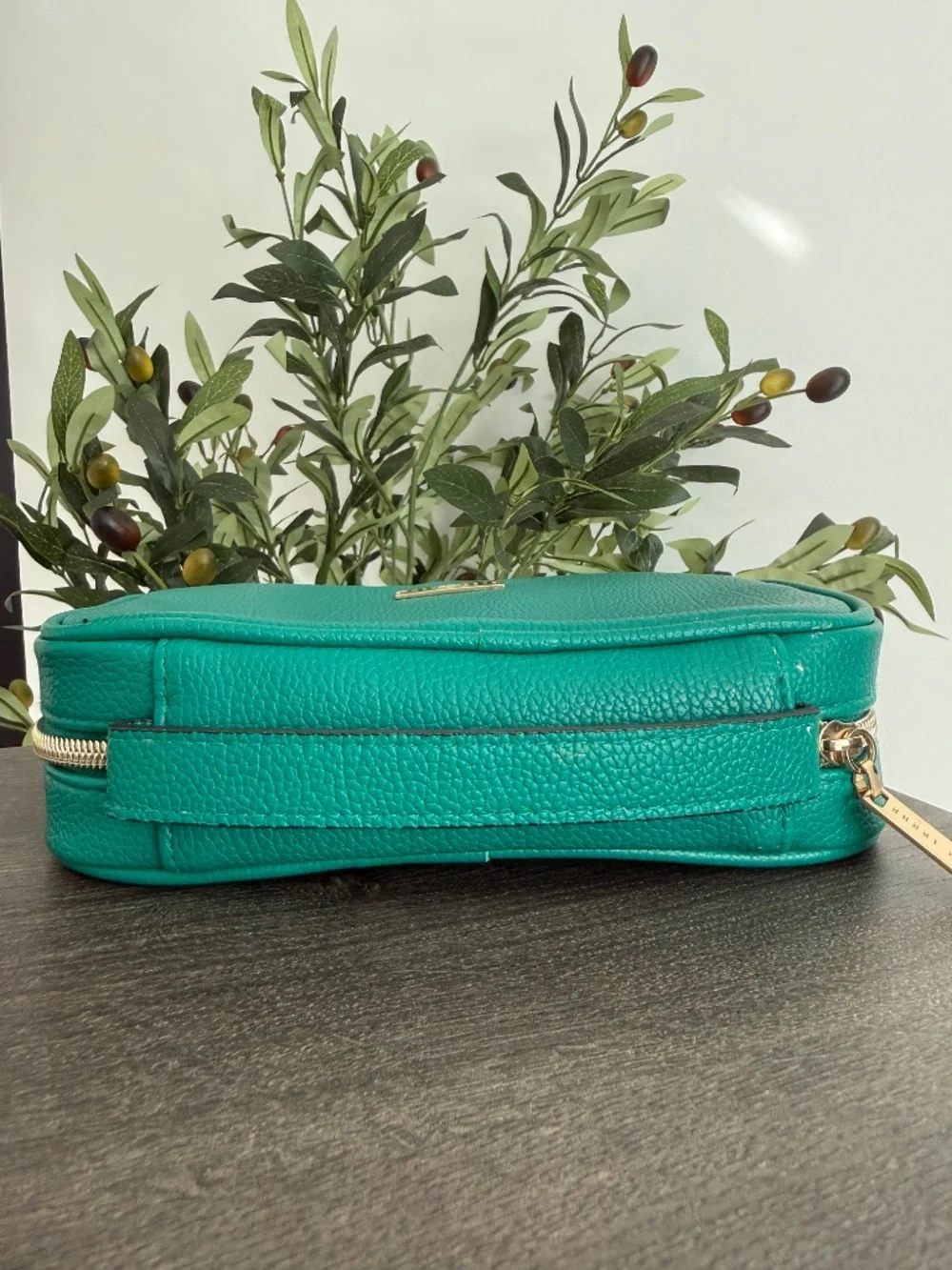Bobbi Brown Green Makeup Cosmetic Travel Case Organizer Bag